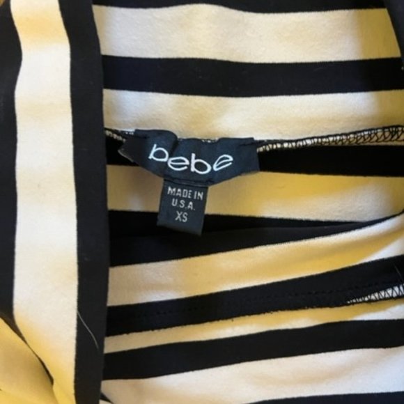 FLATTERING HIGH WAISTED BEBE PENCIL SKIRT BODYCON XS - Picture 3 of 3